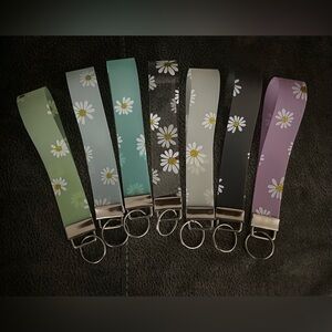 Floral Keychain Wristlet pick one